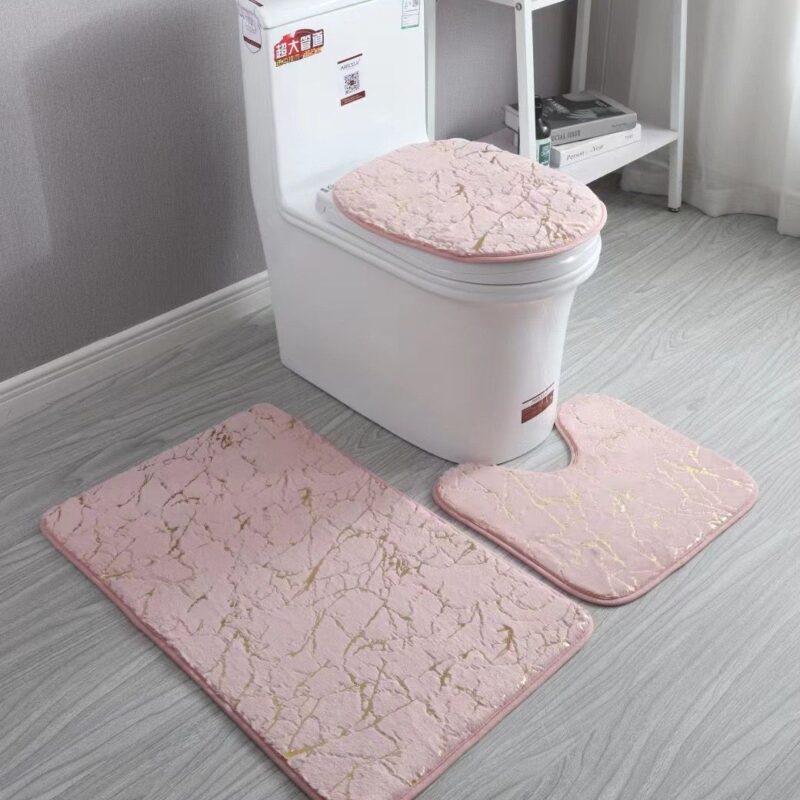 3pcs Toilet floor mat - Image 2