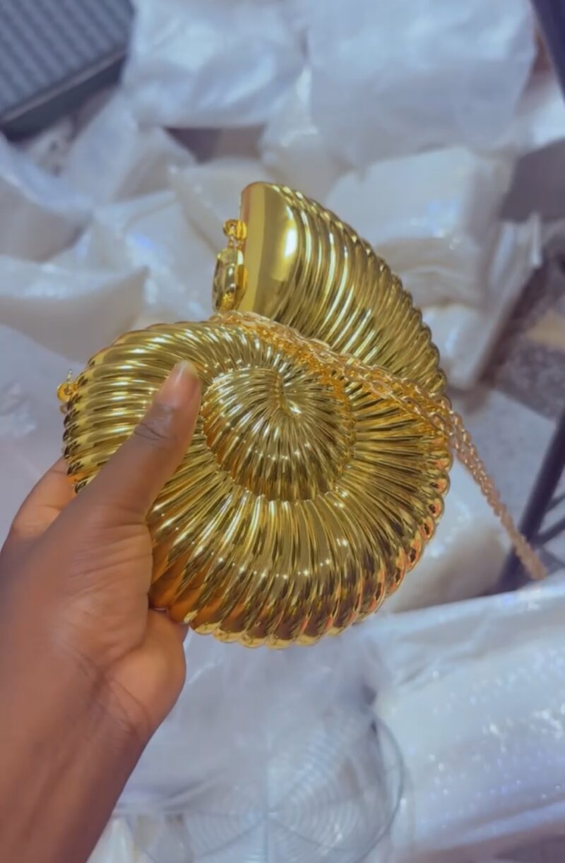 Snail clutch purse