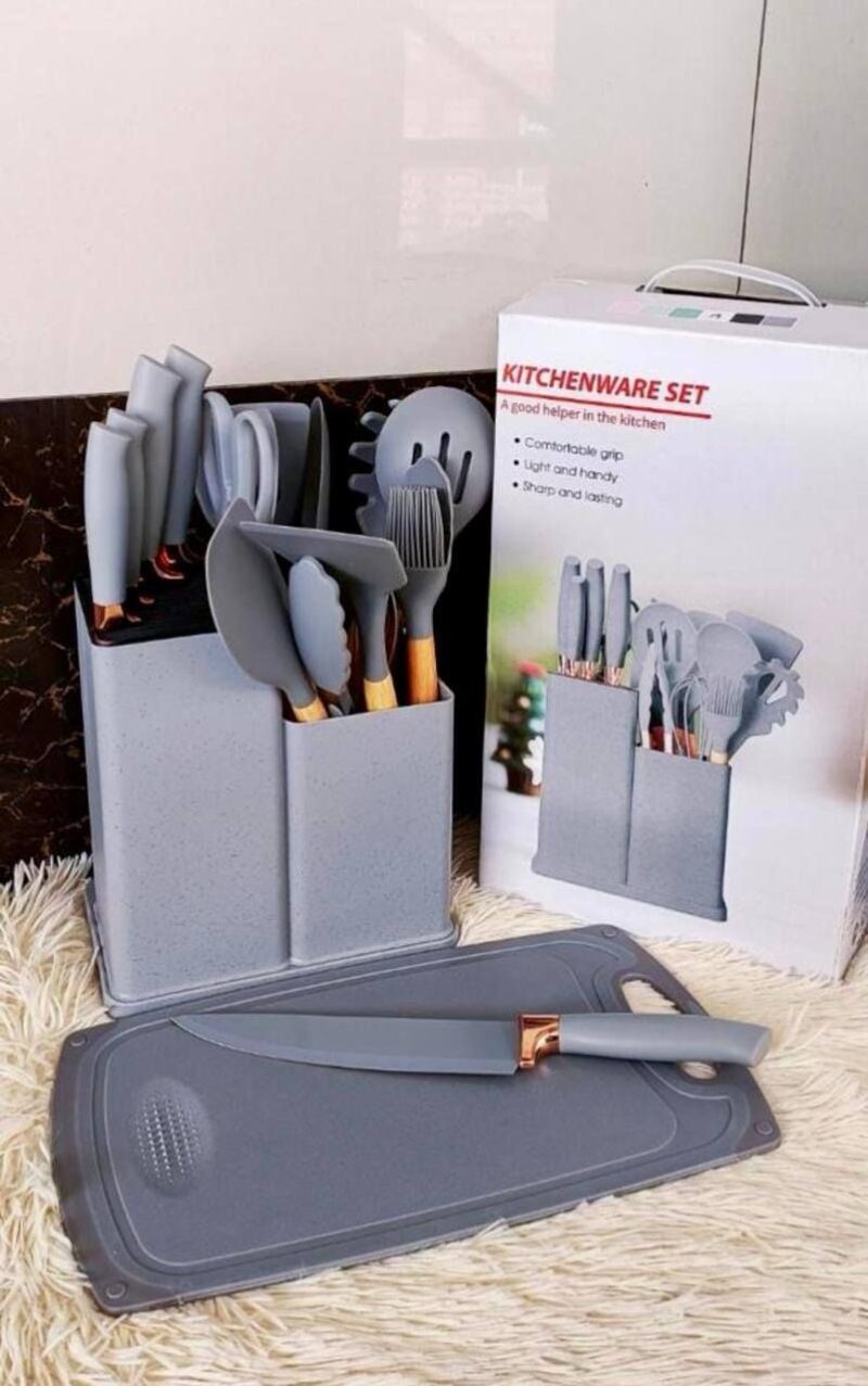 Silicon laddles n knife set - Image 3