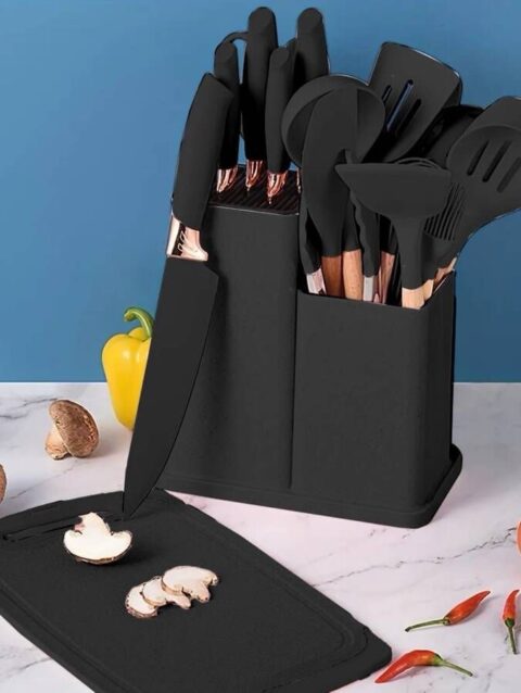 Silicon laddles n knife set